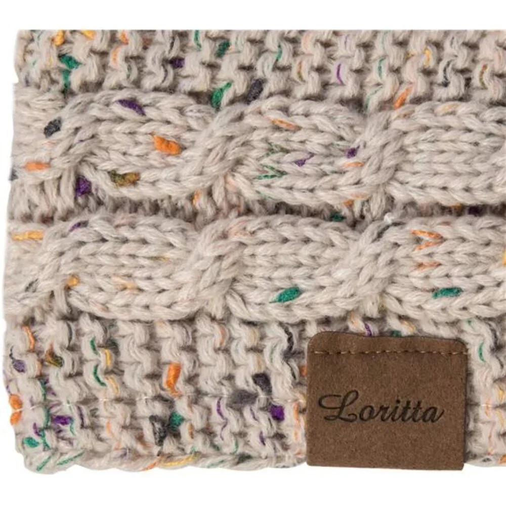 Womens Ear Warmers Headbands Winter Warm Fuzzy Cable Knit Head Wrap